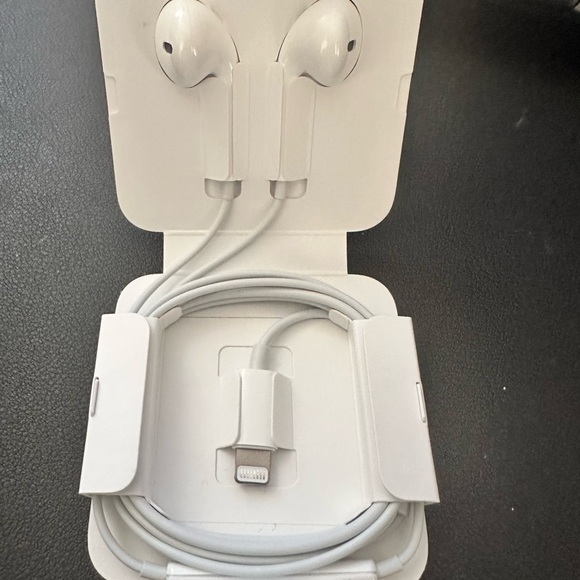 Apple Earpods iPhone Lightning Cable OEM Original Earbud Headphones - Picture 2 of 4